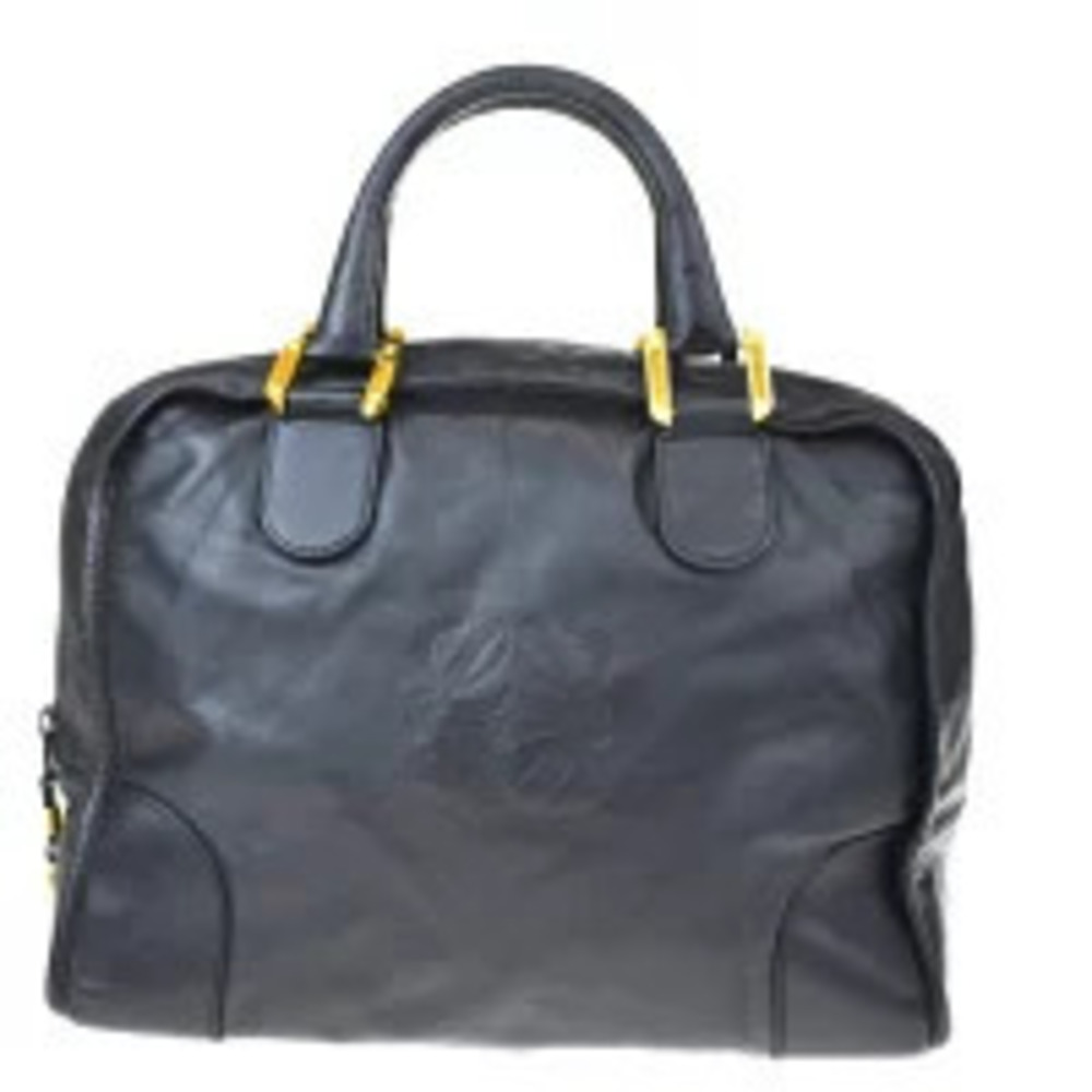 Loewe Amazona Handbag Black Leather